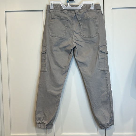 REWASH Women’s Denim Pull on Drawstring Cargo Joggers Sz(M)Gray(Buy Now Only) - Picture 5 of 6